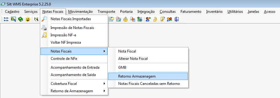 Liberação de Nota Fiscal para Roteirização